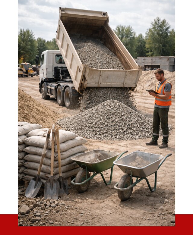 Доставка нерудных материалов в Кунгуре от 1231 руб. | ПРОНЕРУДКнг