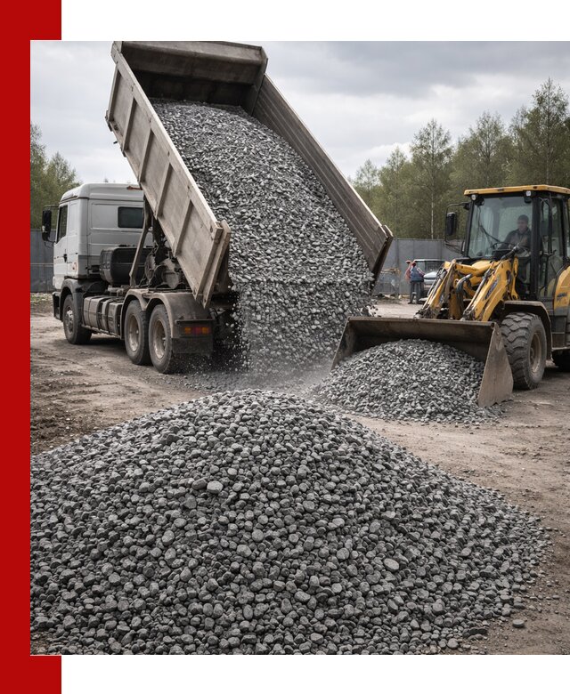 Доставка и продажа щебня гранитного в Кунгуре
