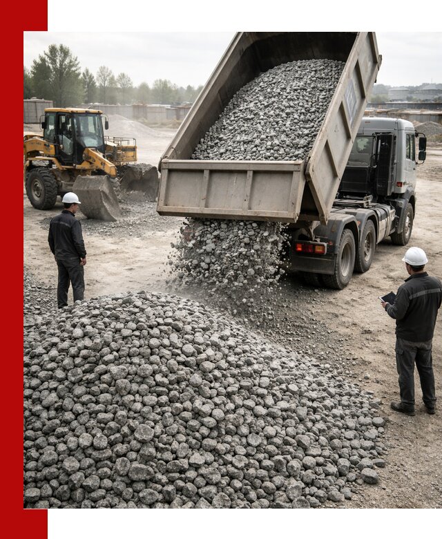 Доставка гранитного щебня фракции 20-40 в Кунгуре