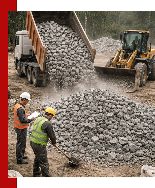 Гранитный щебень фракция 70-150 доставка в Кунгуре