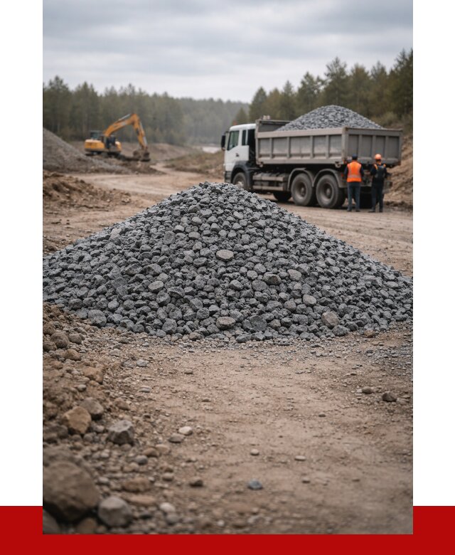 Щебень габбро диабаз фракция 40-70 в Кунгуре от 2256 р-ПРОНЕРУДКнг