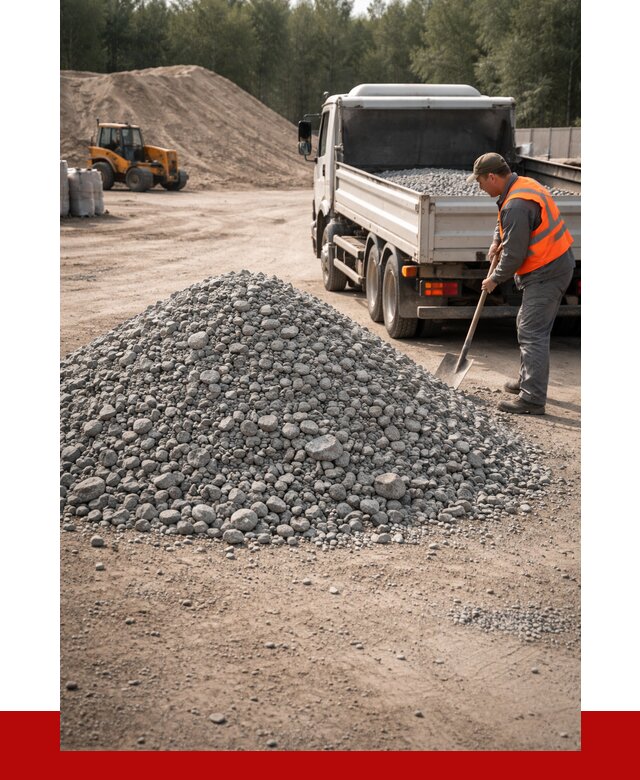 Гравийный щебень фракция 5-10 в Кунгуре от 2256 р. | ПРОНЕРУДКнг