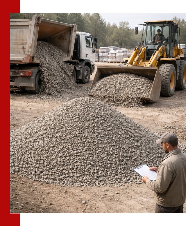 Гравийный щебень фракция 5–10 с доставкой в Кунгуре