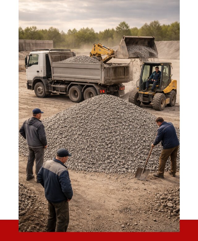 Гравийный щебень фракция 5-20 в Кунгуре от 2461 р. ПРОНЕРУДКнг