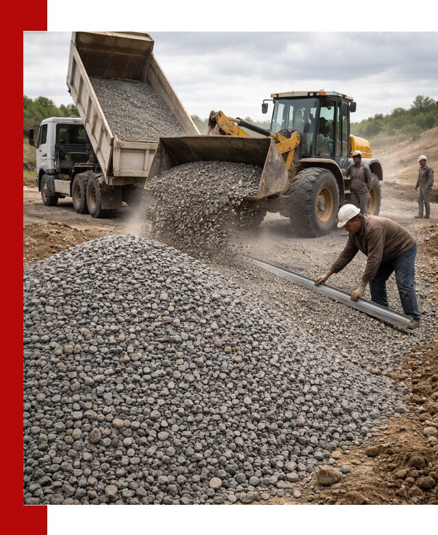 Гравийный щебень фракция 5-20 с доставкой в Кунгуре