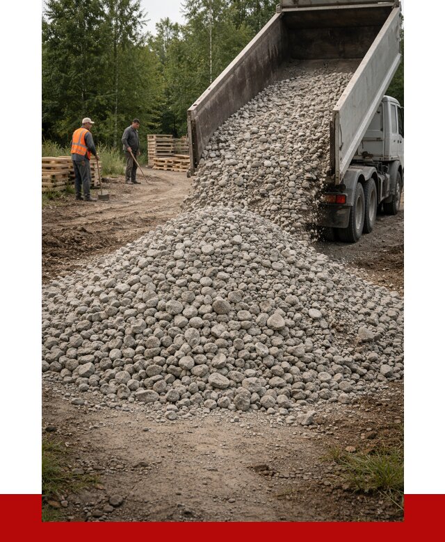 гравийный щебень фракция 70-120 в Кунгуре от 2513 р. ПРОНЕРУДКнг