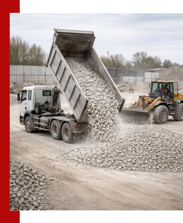Доставка и продажа известнякового щебня в Кунгуре