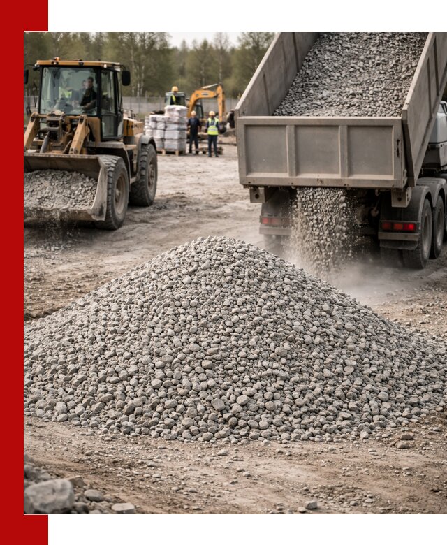 Вторичный щебень фракции 5-20 в Кунгуре — доставка и продажа крупнотоннажно