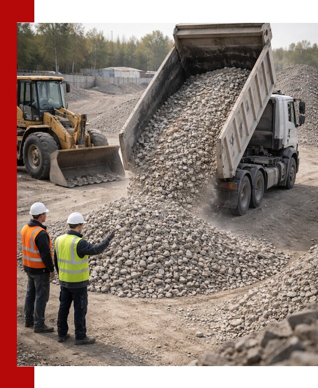 Вторичный щебень фракция 40–70 доставка в Кунгуре