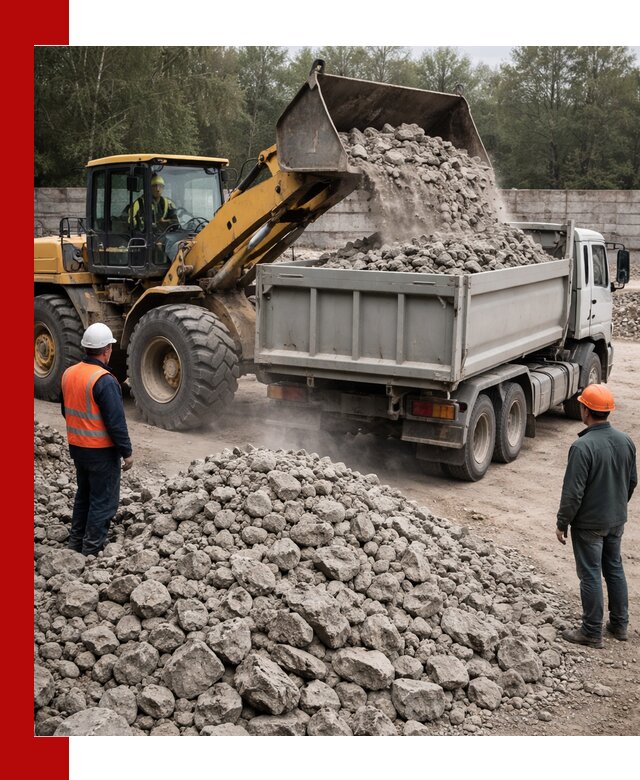 Вторичный щебень фракция 70–150 в Кунгуре с доставкой