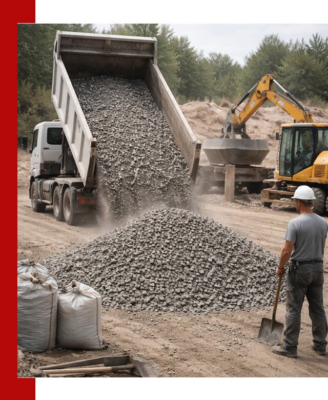 Доставка и продажа бетонного щебня в Кунгуре