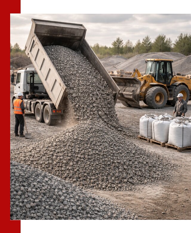 Бетонный щебень фракция 5–20 с доставкой в Кунгуре