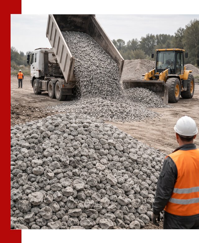 Доставка бетонного щебня фракции 20-40 в Кунгуре