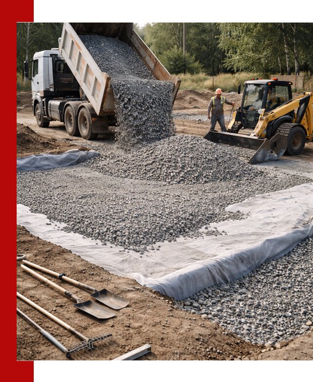 Щебень для фундамента с доставкой в Кунгуре