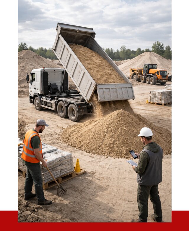Карьерный песок с доставкой в Кунгуре от 3692 р. ПРОНЕРУДКнг