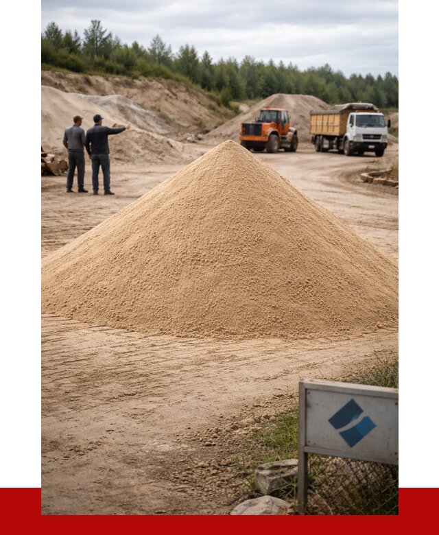 Карьерный песок навалом в Кунгуре от 1846 р. | ПРОНЕРУДКнг