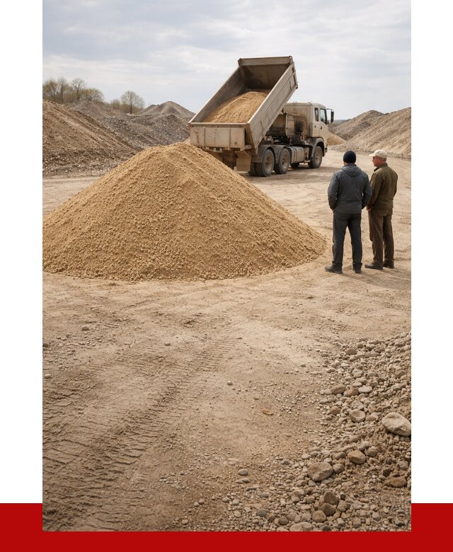 Карьерный песок крупнозернистый в Кунгуре от 8718 р | ПРОНЕРУДКнг