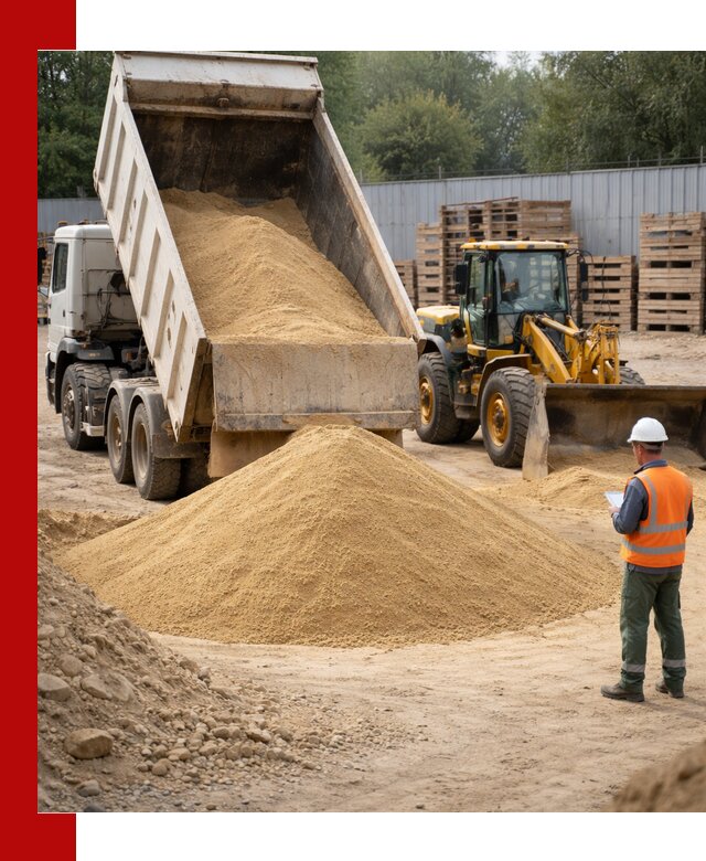 Доставка карьерного мелкозернистого песка в Кунгуре
