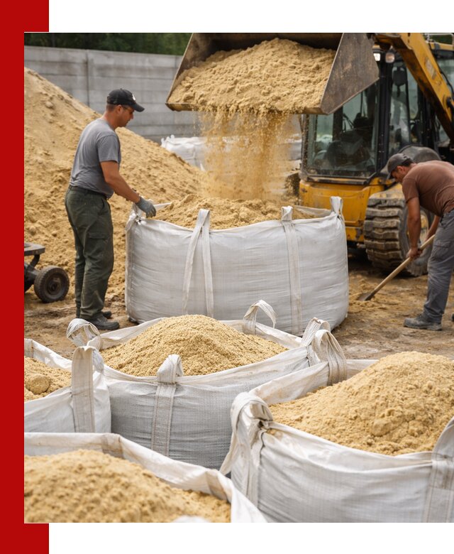 Поставка качественного песка для кладки в Кунгуре