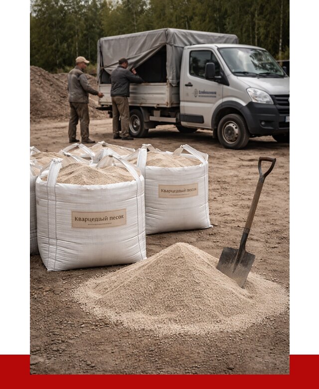 Кварцевый песок для пескоструя в Кунгуре от 4615 р. | ПРОНЕРУДКнг
