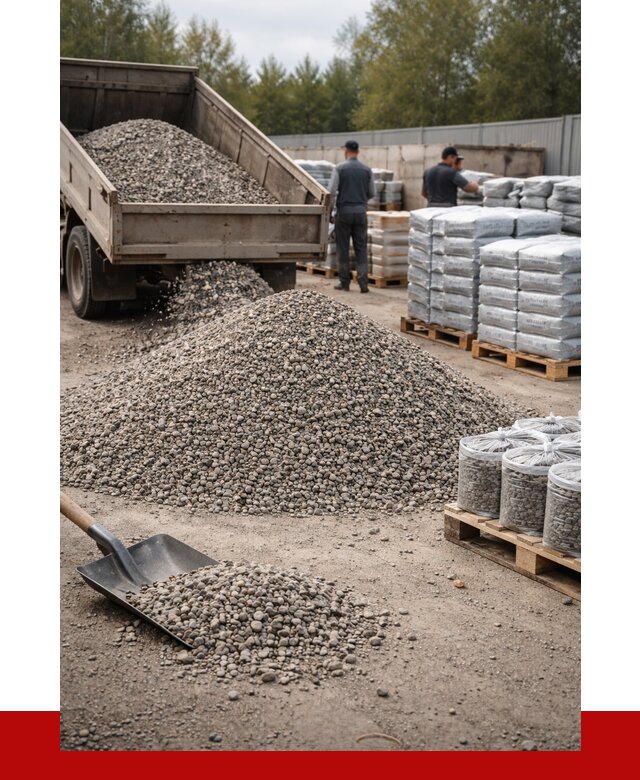 Гравий фракция 5-20 в Кунгуре купить от 2359 р. ПРОНЕРУДКнг