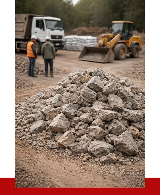 Купить бутовый камень с доставкой в Кунгуре от 2359 р. | ПРОНЕРУДКнг