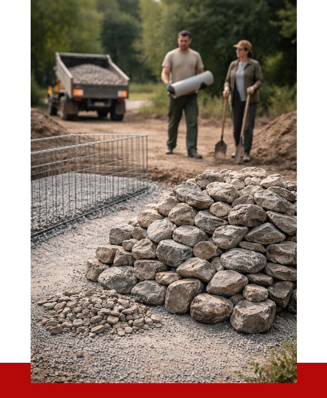 Камень для габионов фракция 100-200 в Кунгуре от 4923 р. | ПРОНЕРУДКнг