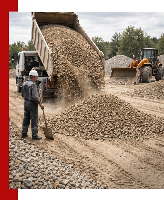 Доставка щпс С3 в Кунгуре самосвалами и бортовыми грузовиками