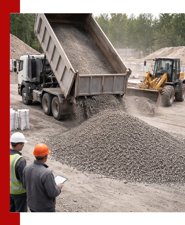 Доставка и продажа гранитного отсева 0-10 в Кунгуре