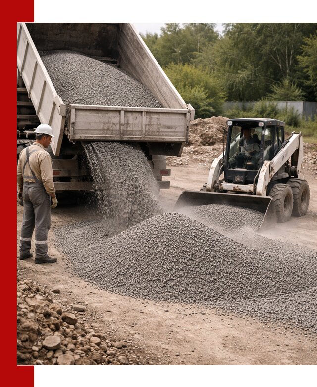 Доставка гравийного отсева 0-5 в Кунгуре оптом и в розницу