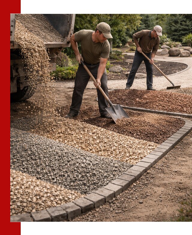 Декоративная крошка для ландшафта в Кунгуре — продажа и доставка