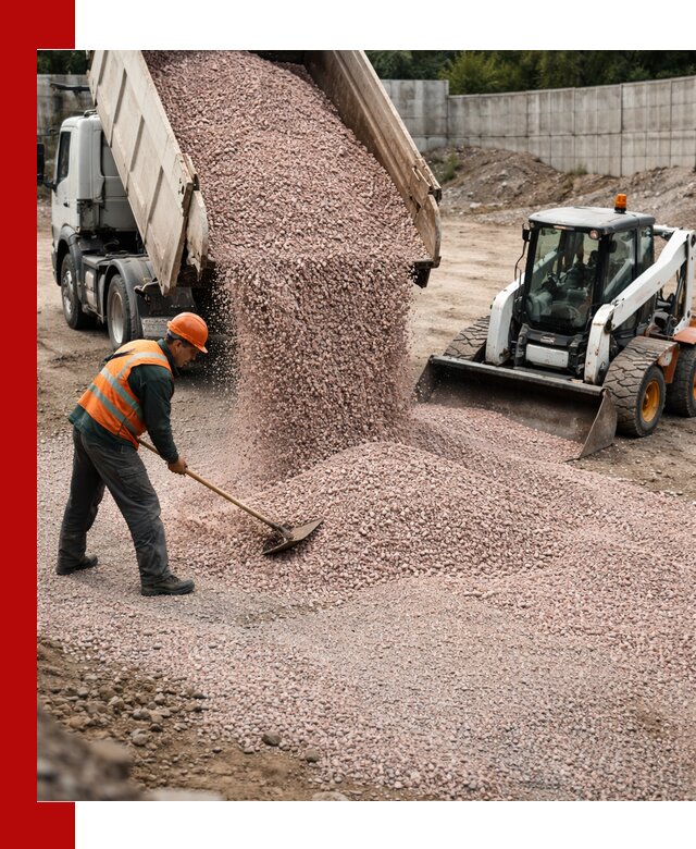 Крошка розовый гранит с доставкой в Кунгуре от производителя