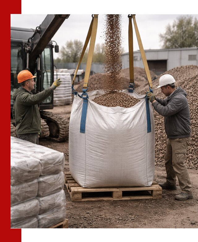 Керамзит в биг-бегах с доставкой в Кунгуре