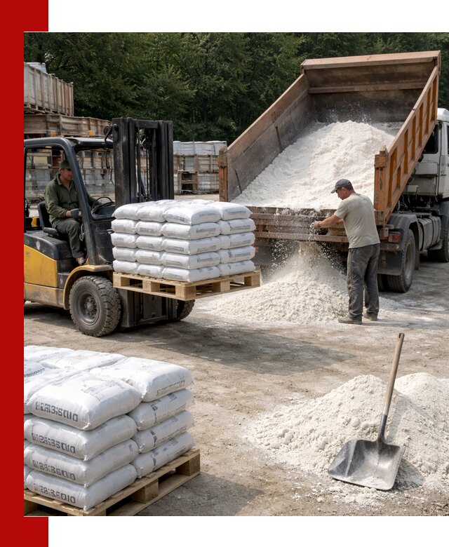 Доставка строительной извести оптом и в розницу в Кунгуре