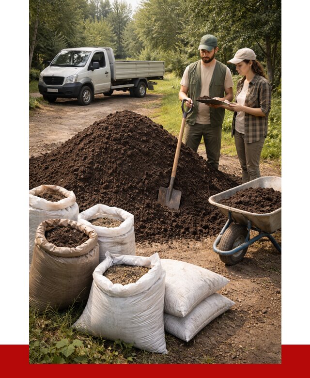 Купить грунт с доставкой в Кунгуре от 4615 р. за м3 | ПРОНЕРУДКнг