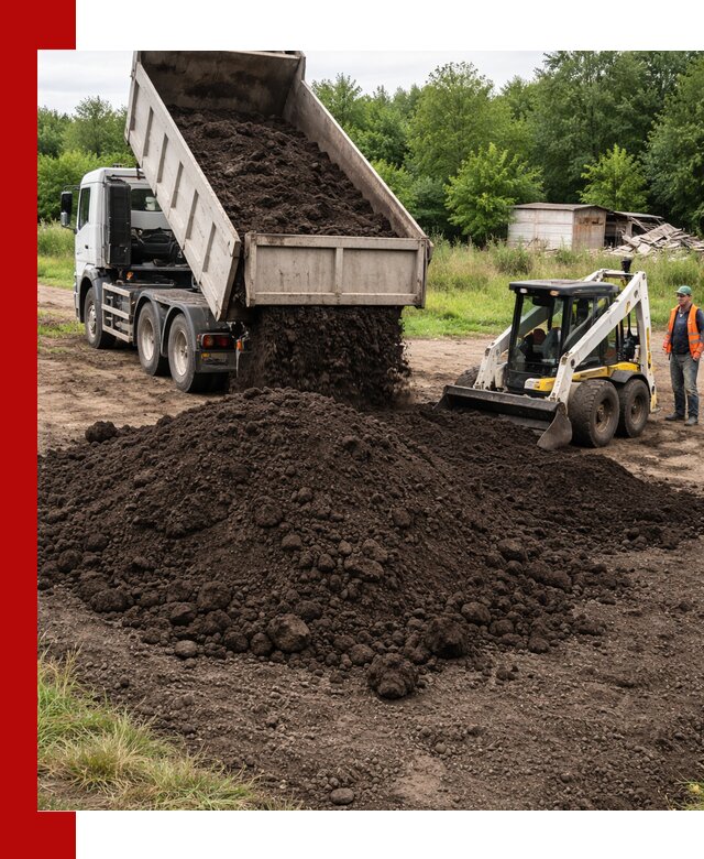 Поставка плодородной земли с доставкой самосвалом в Кунгуре