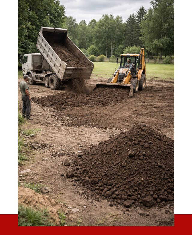 Грунт для выравнивания участка в Кунгуре от 1231 р. | ПРОНЕРУДКнг