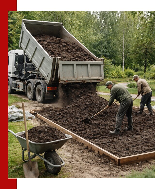 Доставка грунта для озеленения и благоустройства в Кунгуре