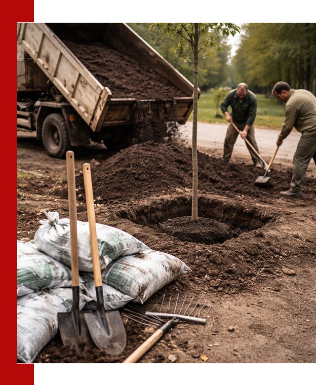 Грунт для посадки деревьев в Кунгуре — доставка и подготовка почвы