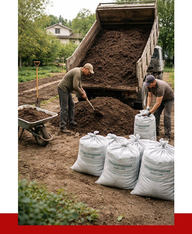 Плодородная смесь в Кунгуре от 4308 р./куб с доставкой | ПРОНЕРУДКнг