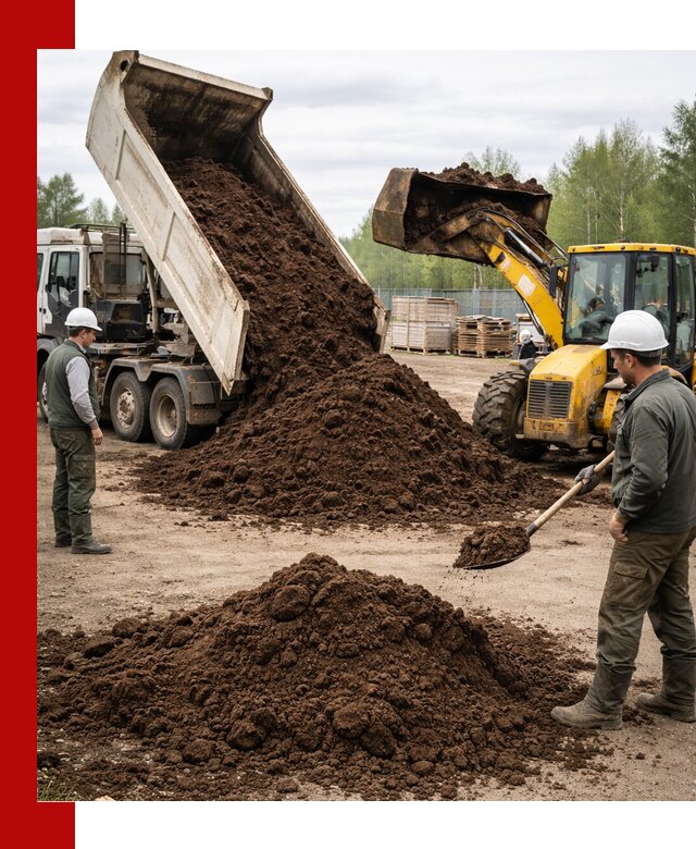Доставка торфа оптом и в мешках в Кунгуре