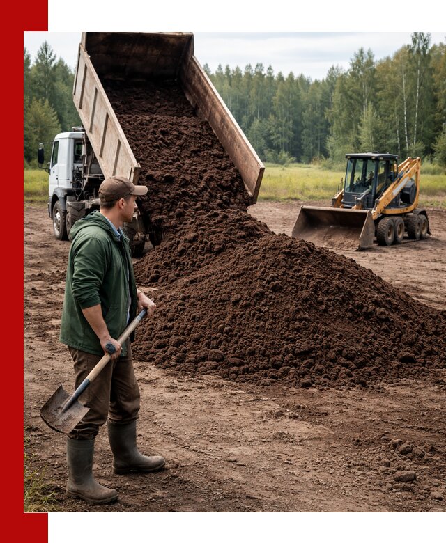 Купить верховой торф с доставкой в Кунгуре для садоводства и растений