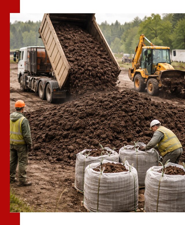 Доставка нейтрального торфа в Кунгуре оптом и в розницу