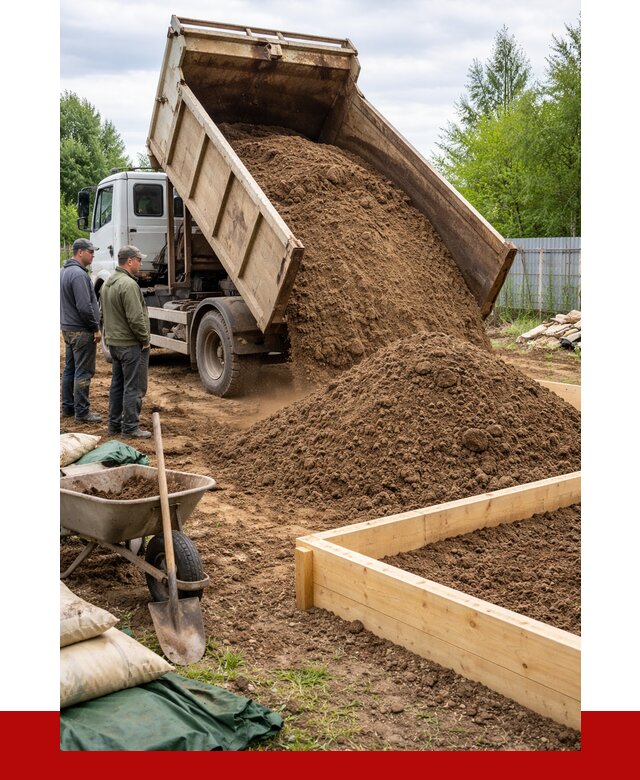 Торфо песчаная смесь в Кунгуре с доставкой от 1897 р. | ПРОНЕРУДКнг