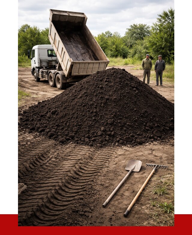 Купить чернозем навалом в Кунгуре от 1231 р. за куб | ПРОНЕРУДКнг