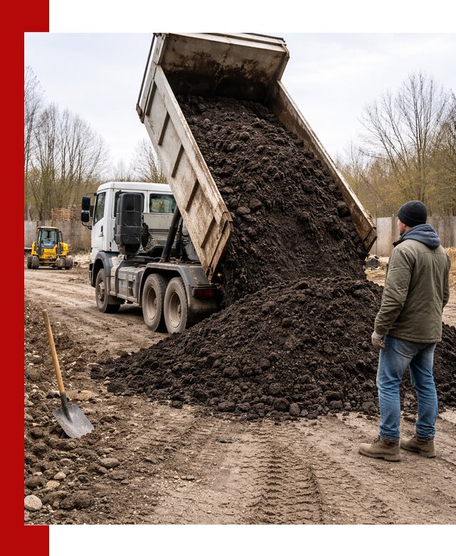 Доставка чернозема навалом в Кунгуре быстро и выгодно