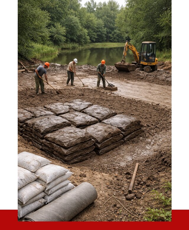 Купить глину для пруда в Кунгуре от 4615 р. с доставкой | ПРОНЕРУДКнг
