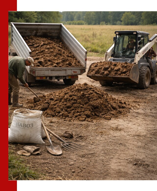 Доставка конского навоза в Кунгуре с разгрузкой и доставкой на объект