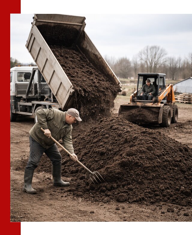 Доставка и продажа перегноя в Кунгуре быстро и дешево