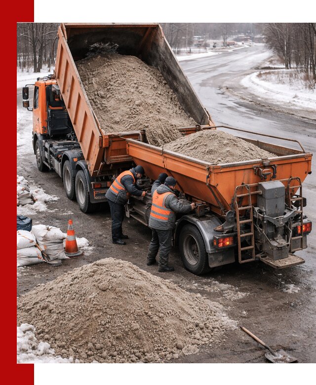 Поставка и вывоз пескосоля в Кунгуре оптом и в розницу